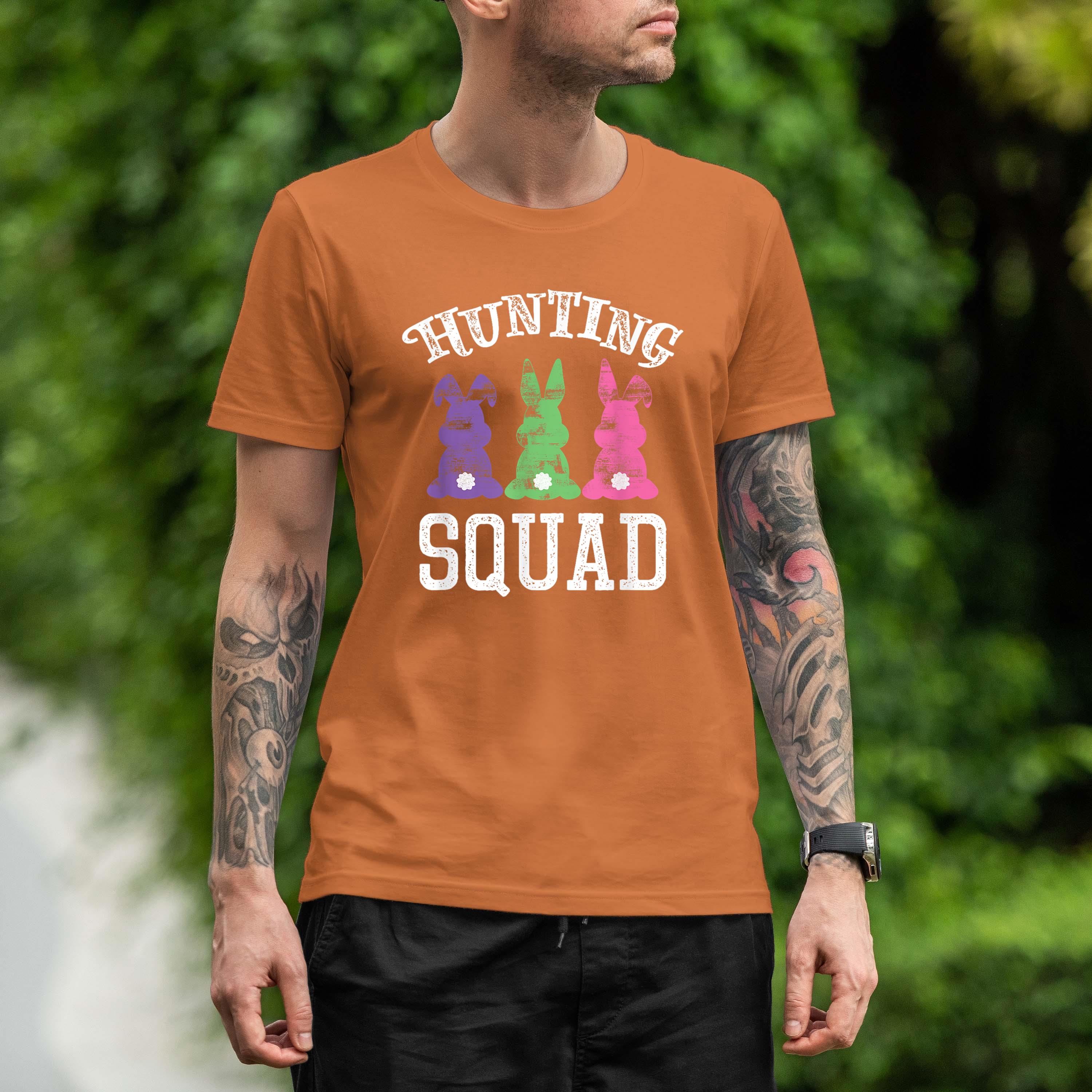 Easter Egg Hunting Squad Cute Funny Bunny Shirt 